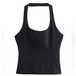 Zara Open Back Halter Top